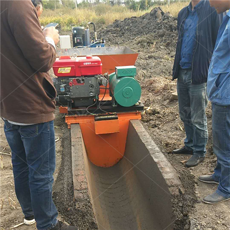 遼寧水渠成型機(jī)械公路邊排水溝滑模機(jī)