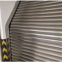 不锈钢超大抗风卷闸门 304双层不锈钢卷闸 电动卷帘门 防火卷闸