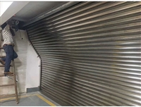 佛山不锈钢超大抗风卷闸门 304双层不锈钢卷闸 电动卷帘门 防火卷闸维修