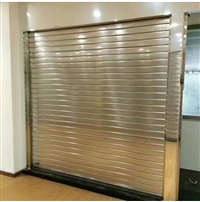 南海区不锈钢超大抗风卷帘门 304双层不锈钢卷闸 钢制防火卷闸