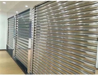 禅城区不锈钢超大抗风卷帘门 304双层不锈钢卷闸 钢制防火卷闸