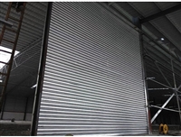 广州花都区 不锈钢超大抗风卷帘门 304双层不锈钢卷闸 广州钢制防火卷闸