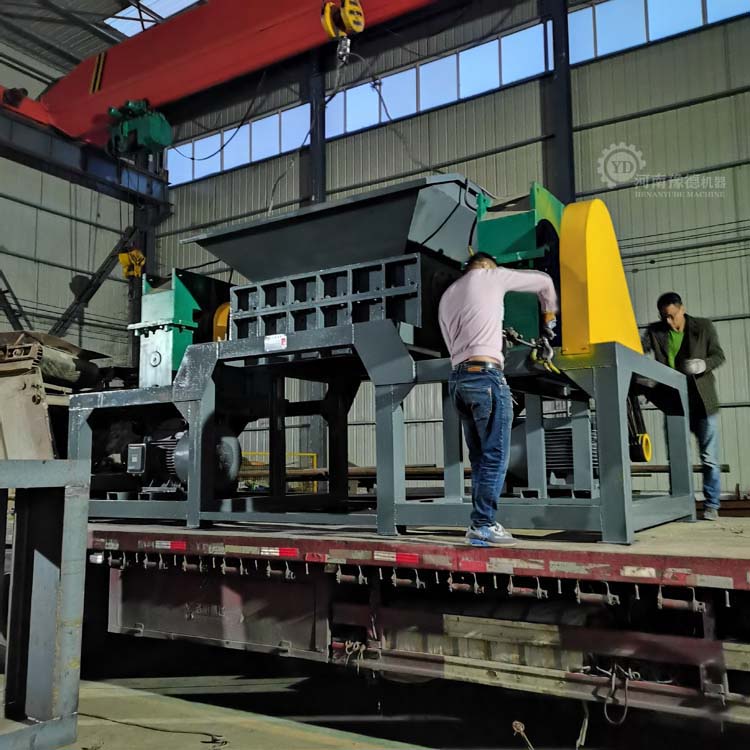 800型电缆线撕碎机 大铁桶大蓝桶撕碎机 金属桶油漆桶破碎机