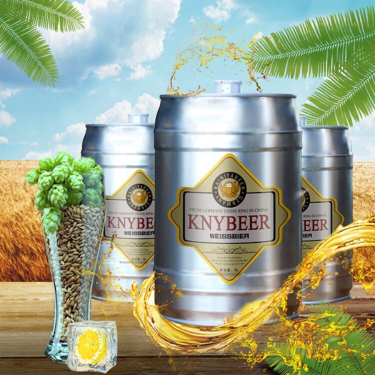 餐饮桶装啤酒5升大桶原浆精酿啤酒供应