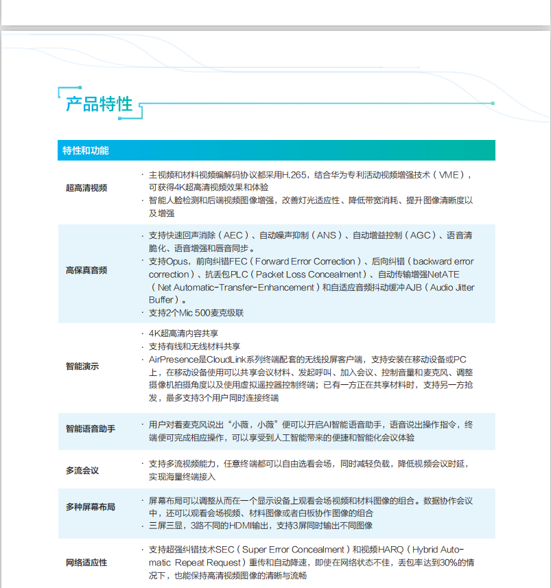 华为box300视频会议终端