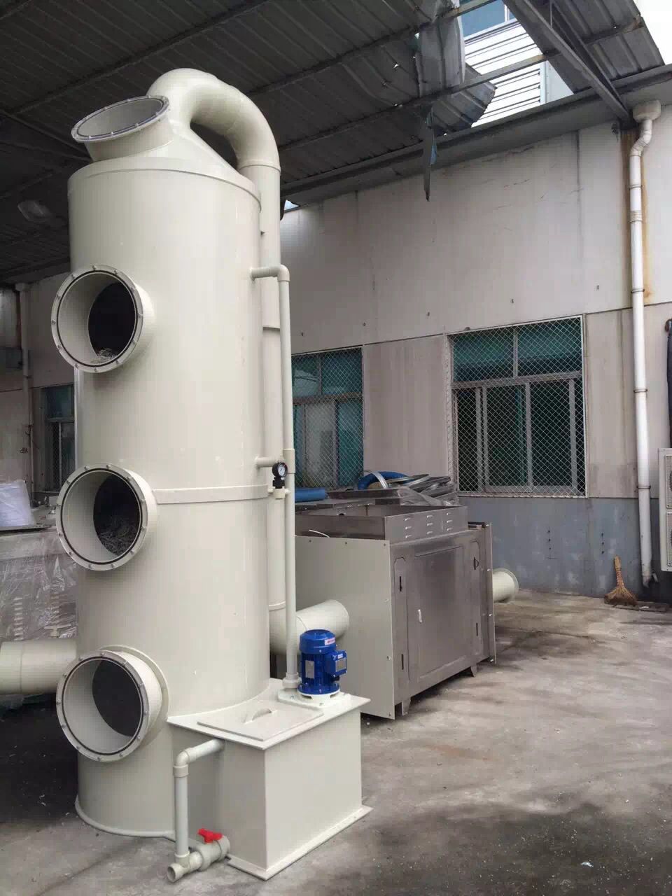 工业除臭pp洗涤塔批发除臭pp洗涤塔