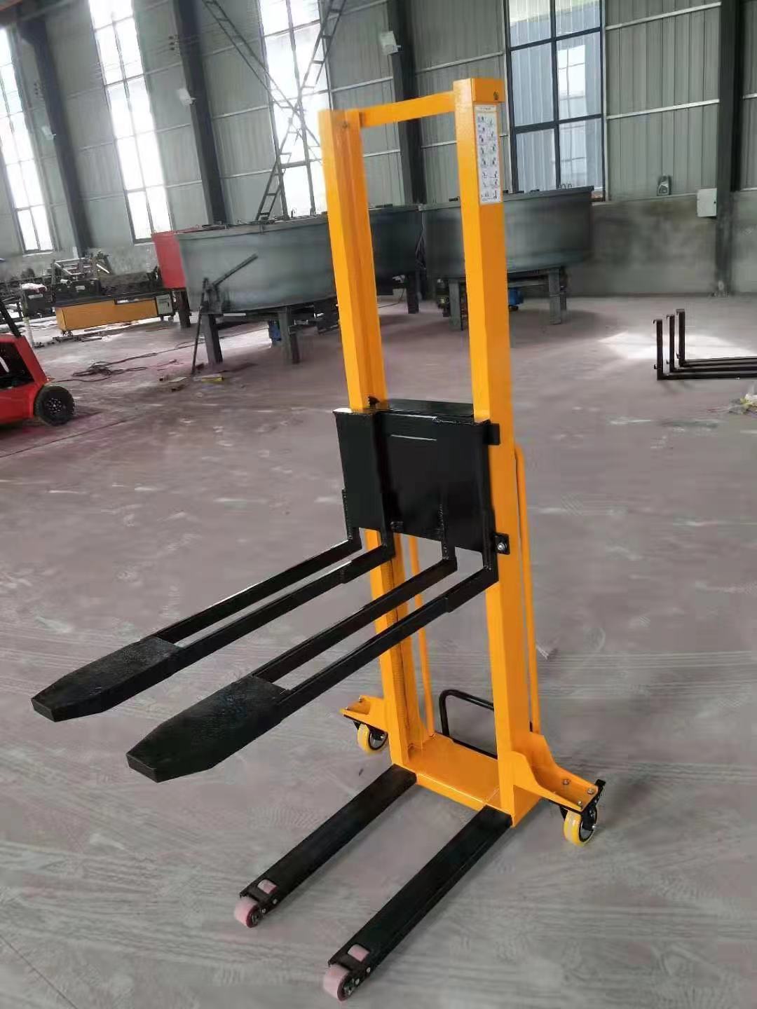 液压叉车电动升高车移动堆高机