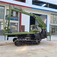 挖土挖沙履带挖掘机 农村下葬履带随车挖 路障清理履带随车钩机