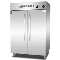 康煜双门不锈钢消毒柜RTP-1380A 商用高温热风餐具消毒柜