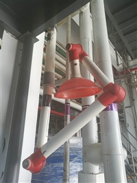 徐州奥普0604实验室万向抽气罩 连云港反应釜PP万向排风罩 移动式