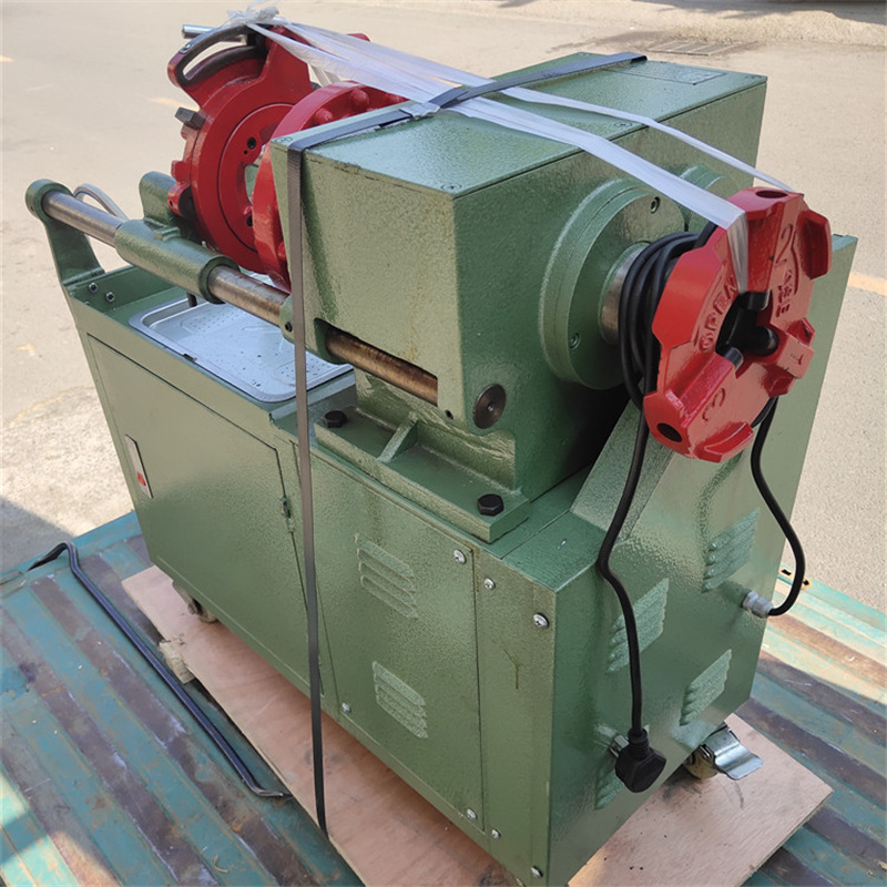 三速圆钢套丝机m10m45圆钢车丝机配长条板牙