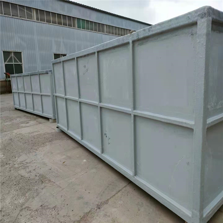 玻璃钢酸洗槽,电解槽,槽体由玻璃钢基体及预埋于基体内的钢骨架组成