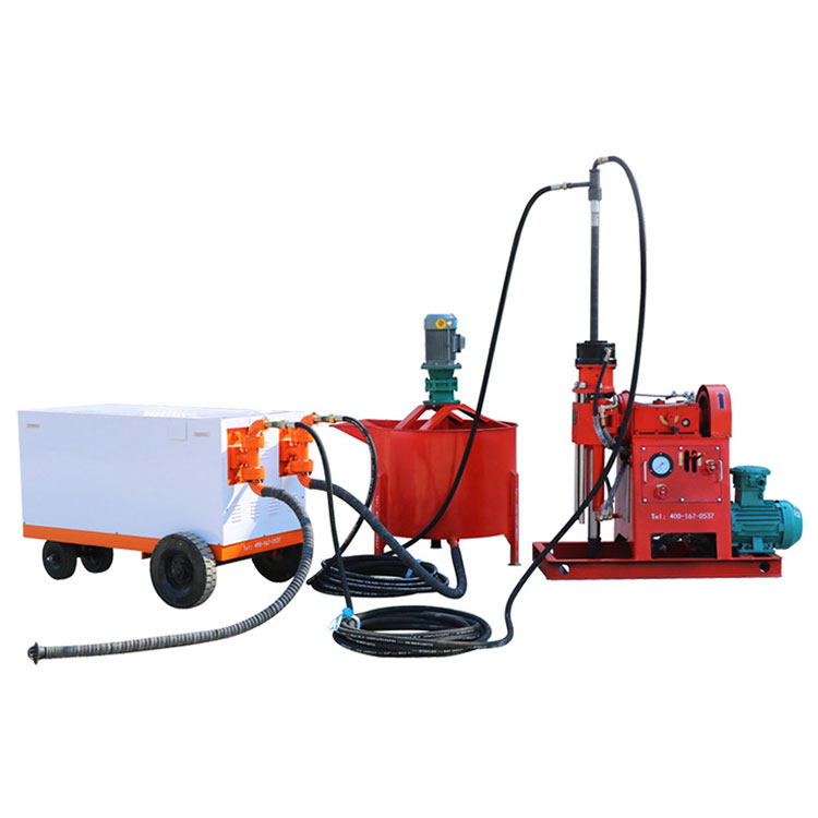 隧道双液注浆钻机电机功率 上海精恒双液注浆钻机