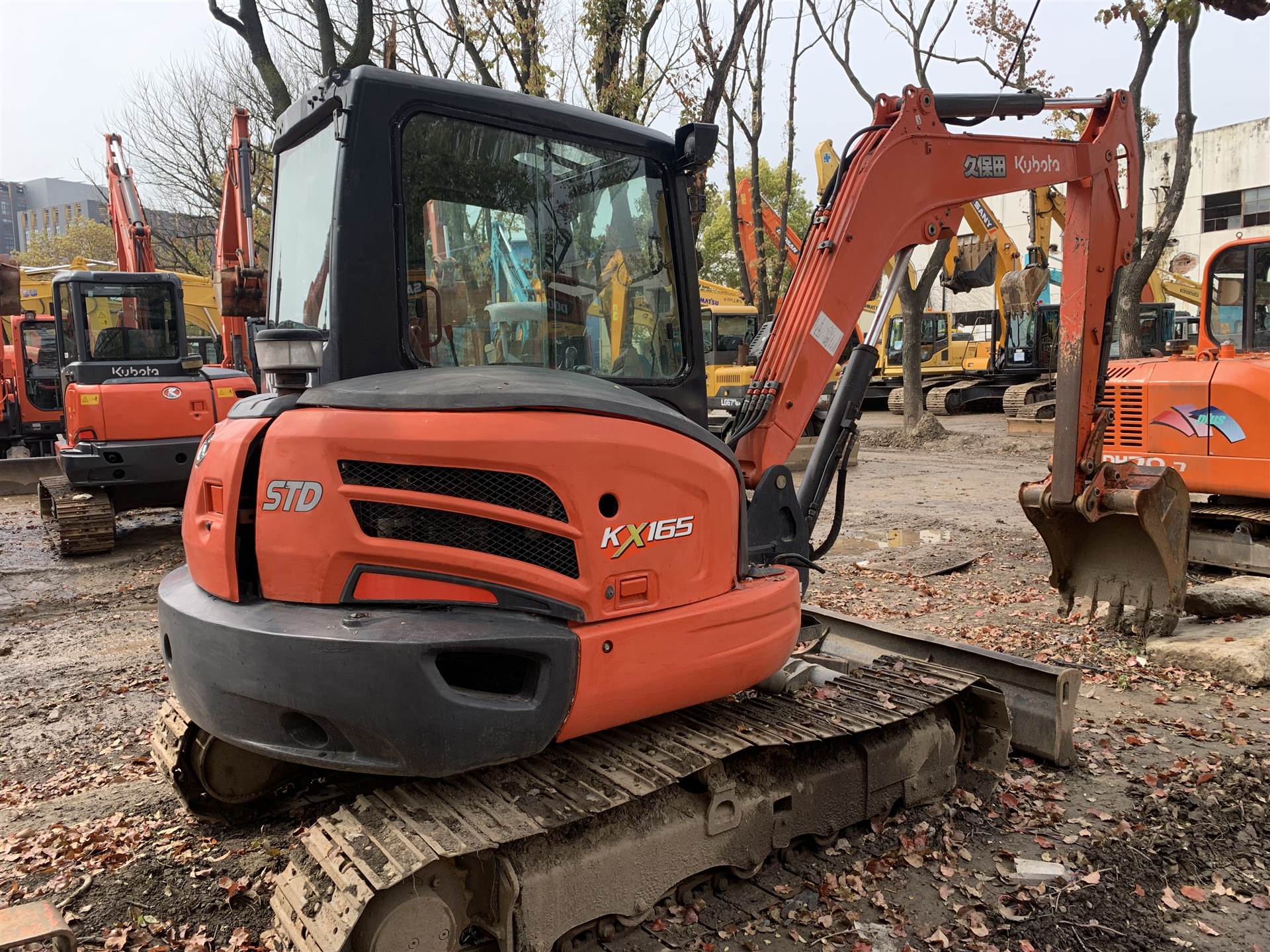 二手挖掘机久保田kx165转售诚意详情电聊大件原版