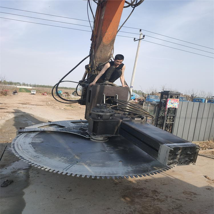 矿山采石料矿山锯 挖机带锯机 轨道岩石锯实力工厂