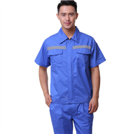 松江区五金厂工作服定做 电子厂电器工作服定制