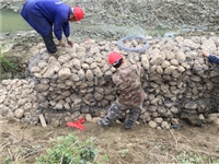 河道岸坡护砌铅丝石笼 抗腐蚀铅丝石笼