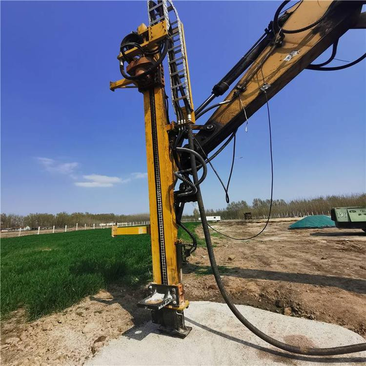 福建遂道钻炮眼钻机愚公斧zd300挖改冲击钻机