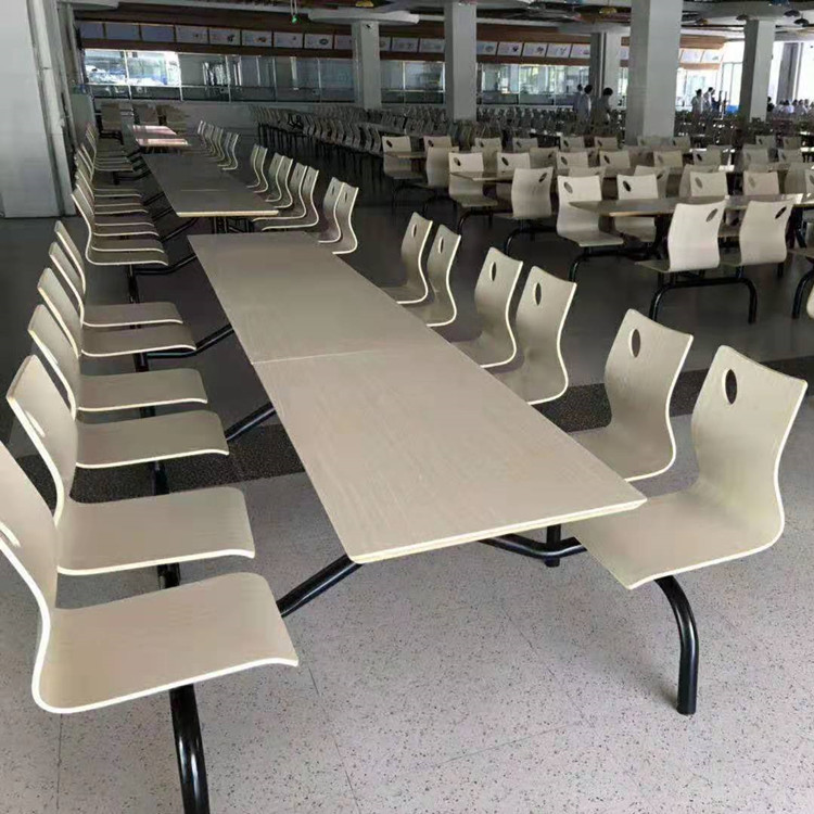 太原员工餐桌供应商公司食堂餐桌椅学校玻璃钢餐桌