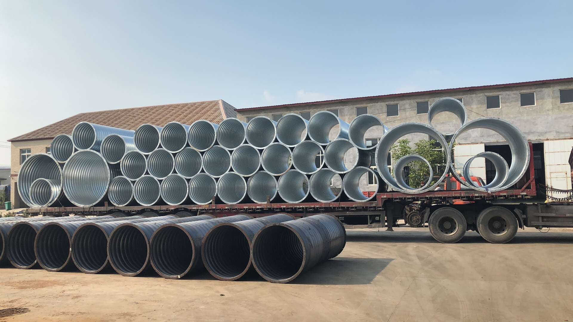 陇南钢波纹管金属波纹管涵钢制波纹管厂家