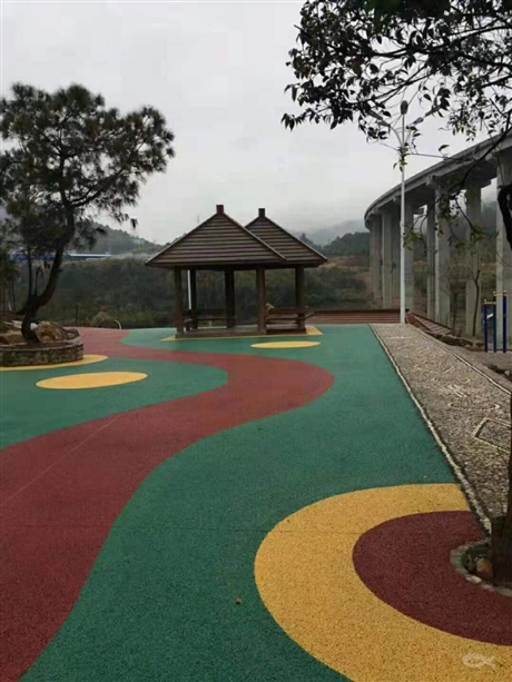 铜仁压模地坪材料  透水地坪 彩色透水混凝土材料