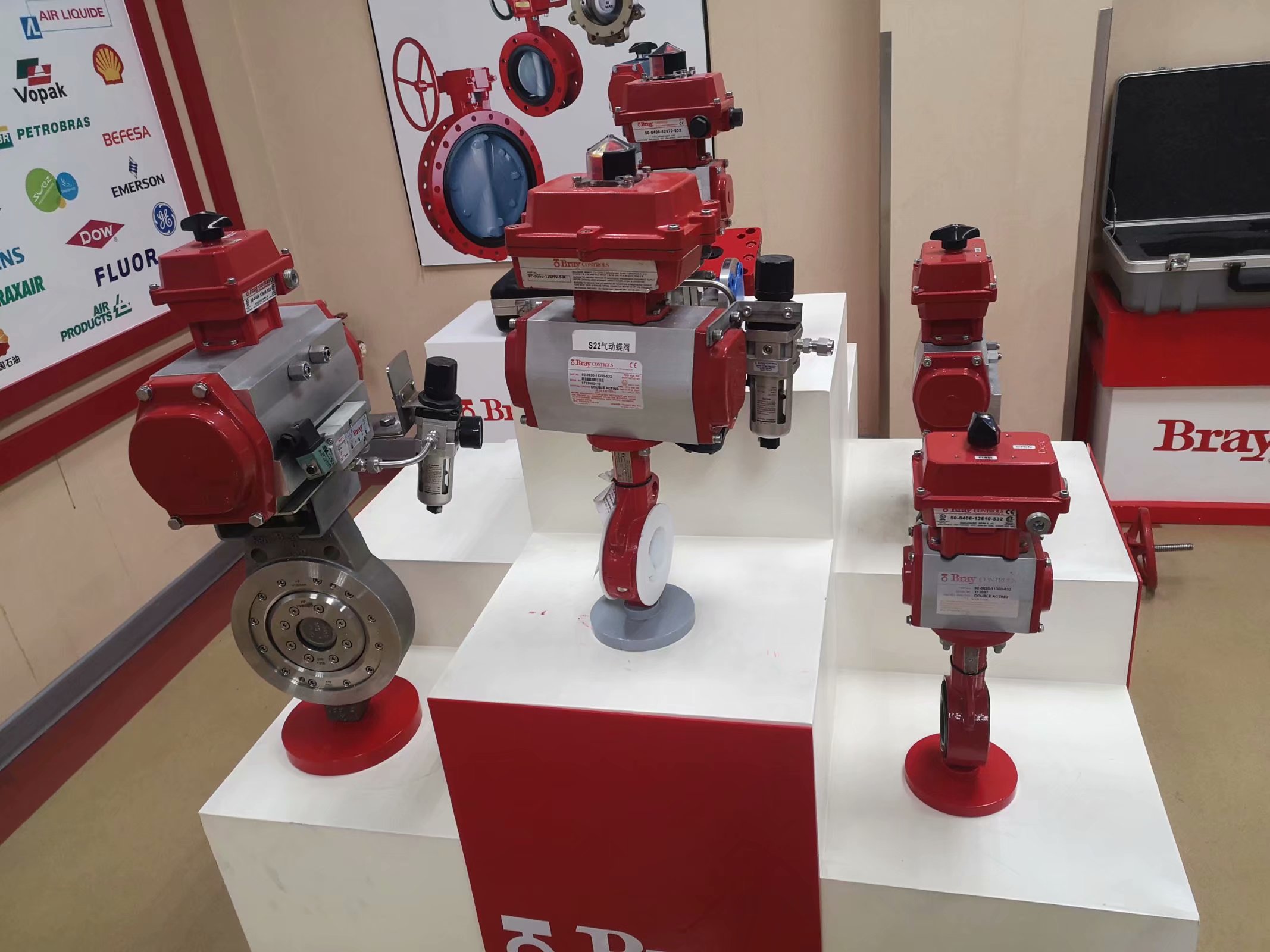 美国博雷s30电动对夹式蝶阀bray电动对夹式蝶阀