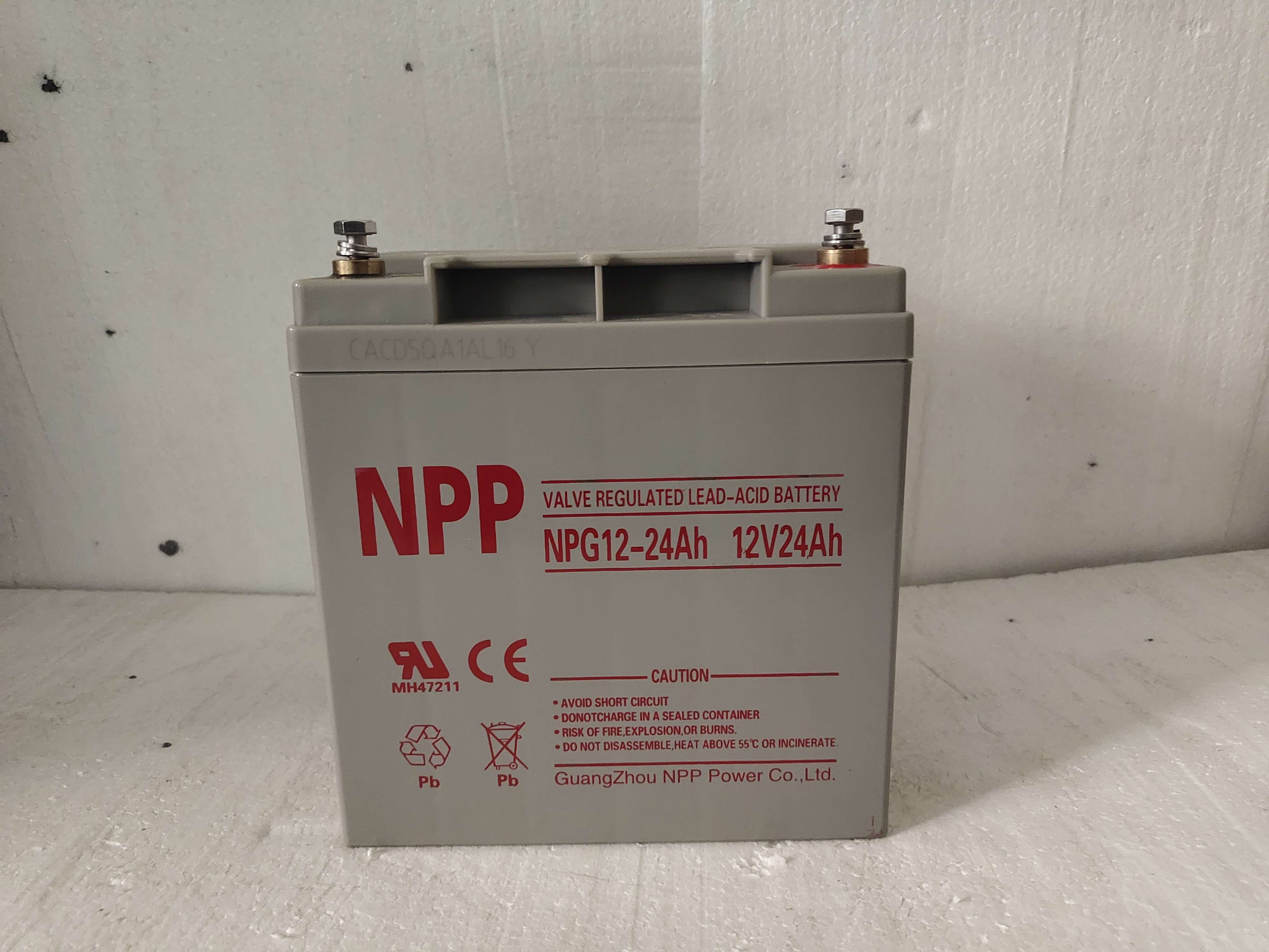 npp耐普np12-24ah 蓄电池12v24ah 太阳能后备电源电池组 机房应