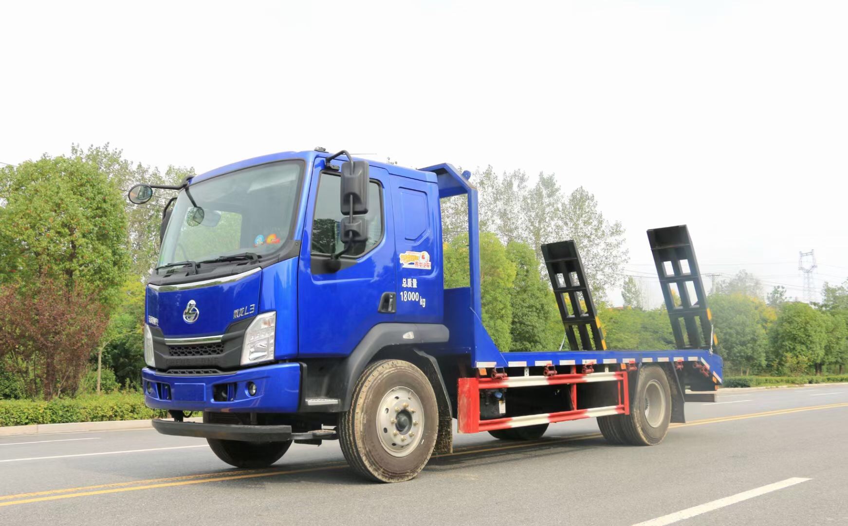 淄博国六平板运输车东风柳汽平板运输车可做分期