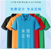 上海徐汇区T恤衫定制  夏季员工批量POLO衫定做