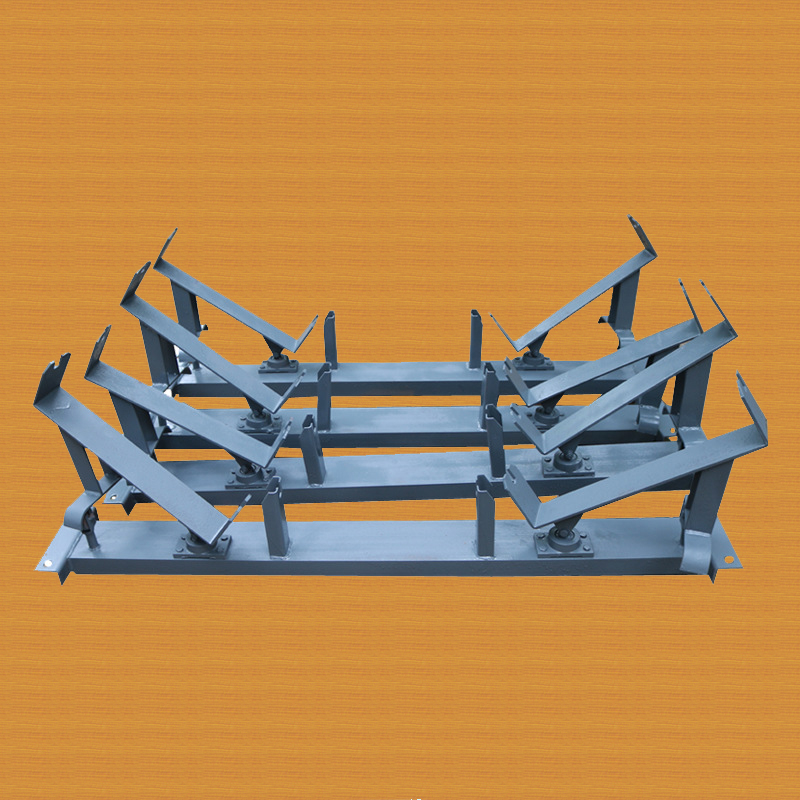 调心支架安装托辊支架发货快缓冲托辊支架