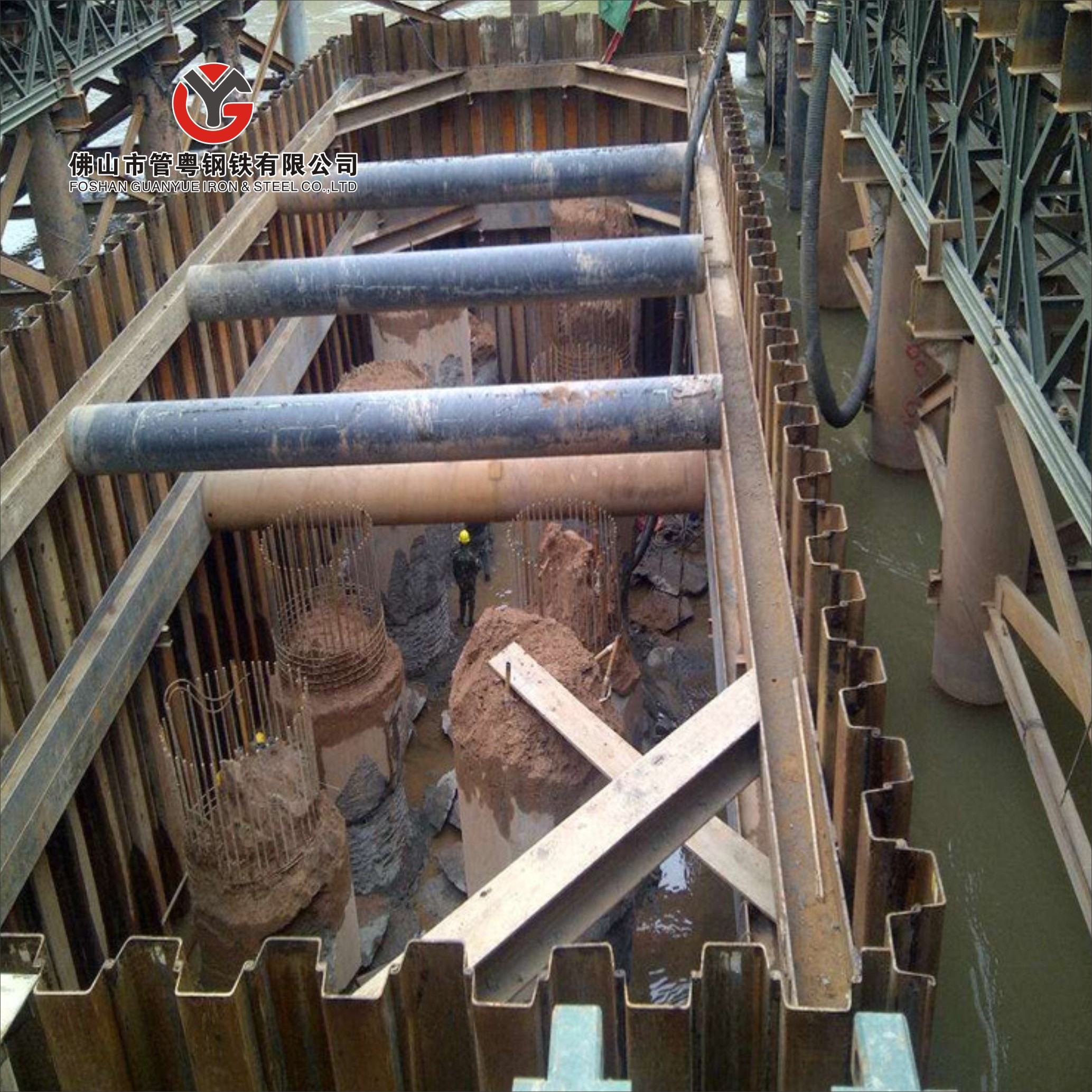 4#紫竹钢板桩 q235津西钢板桩 型号齐全