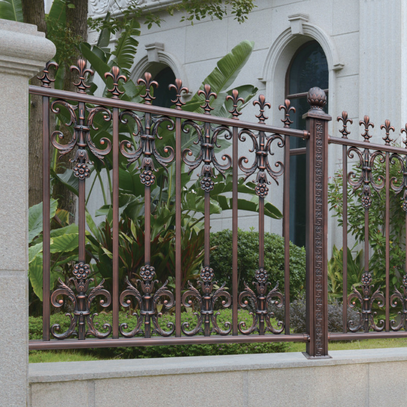 批发零售室外铝合金栏杆护栏欧式铝艺护栏铝艺焊接围栏