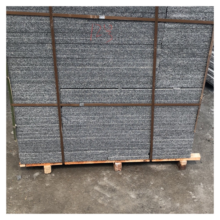 花岗岩定制 浅灰麻 菠萝面花岗岩 芝麻灰654