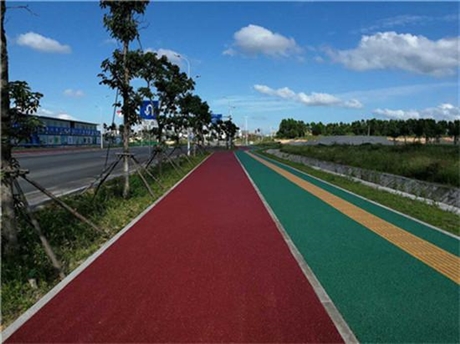安順市壓模地坪 透水混凝土 彩色透水混凝土材料