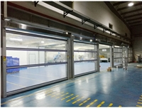 宏铭达门业_佛山无尘车间电动感应快速门_pvc快速卷帘门