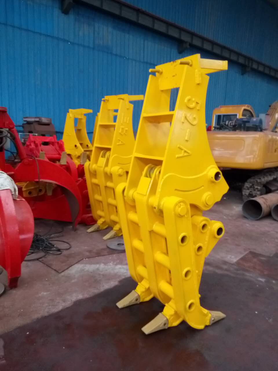 挖机抓木器液压旋转抓木铁爪子抓钢机