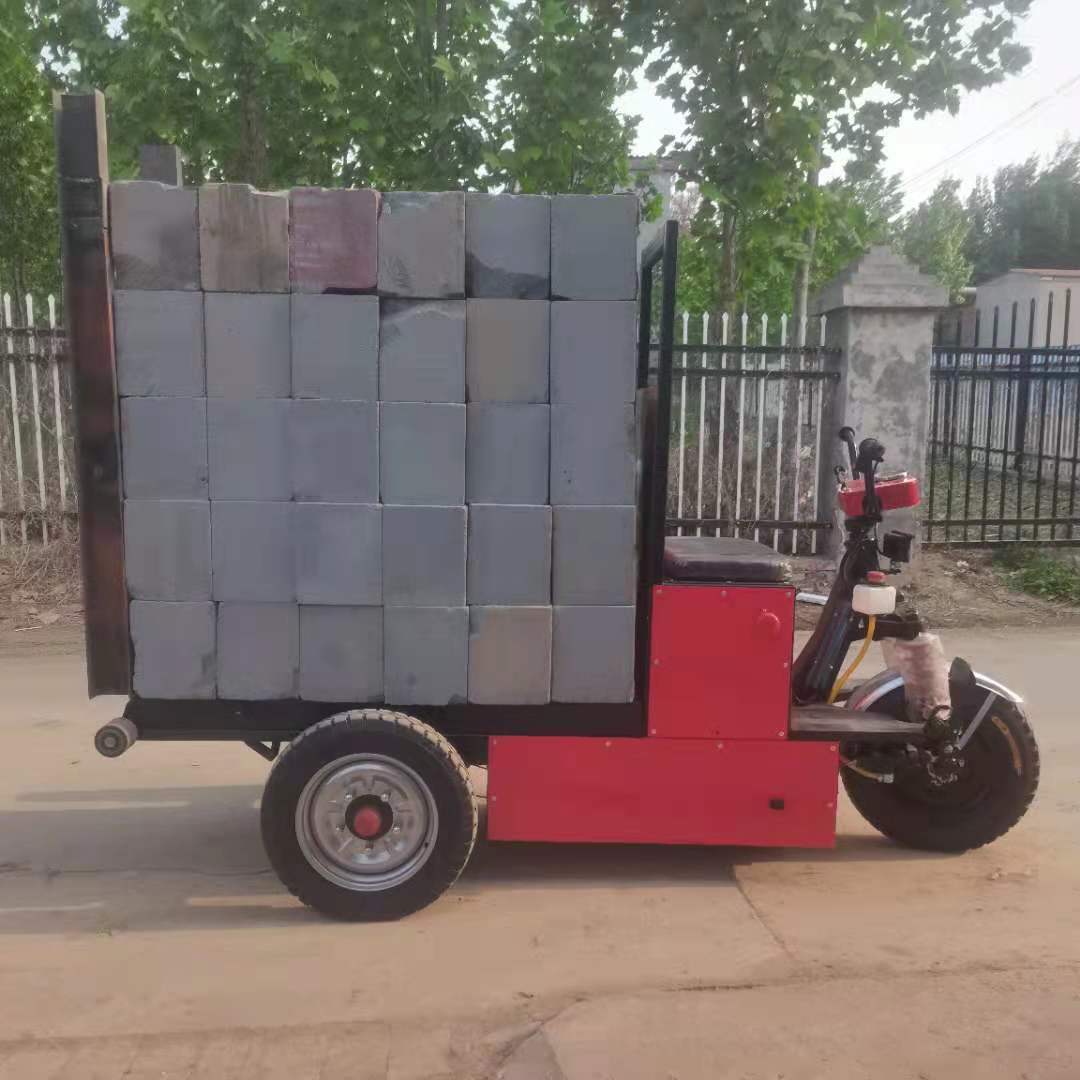 背砖车 锂电池工地自卸拉砖车 电动拉砖三轮车价格