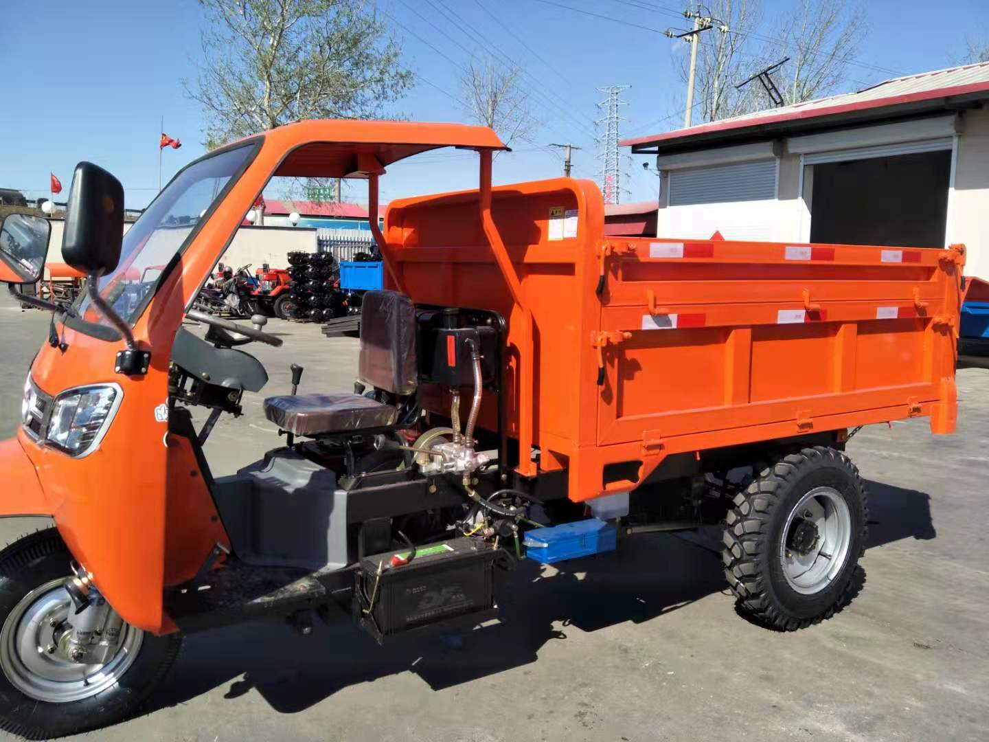 工地农用液压车小型柴油自卸车电启动工地装卸车新式柴油车