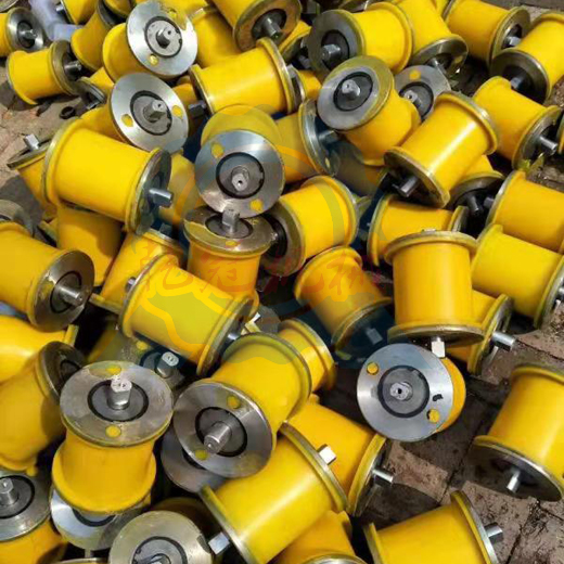 聚氨酯地辊地滚聚氨酯托绳轮矿用聚氨酯地辊地轮