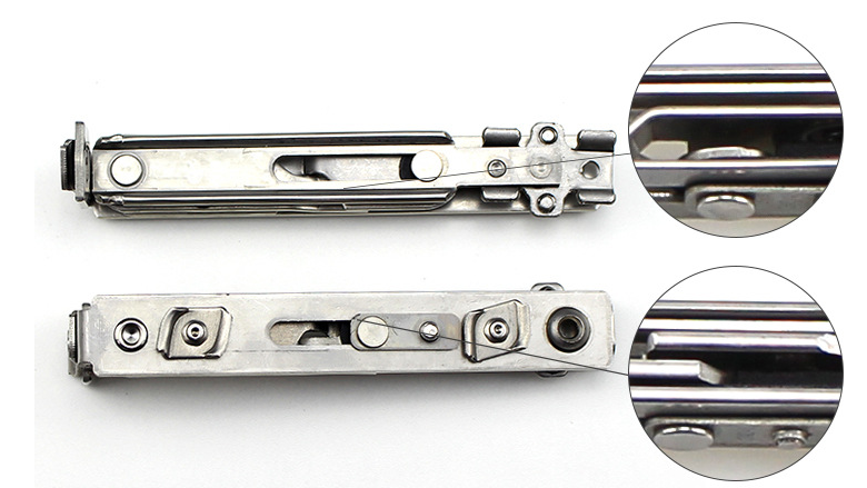 上悬窗撑窗铰链窗撑四连杆轻型135方槽平开滑撑