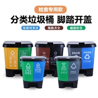 塑料垃圾桶脚踏分类垃圾桶