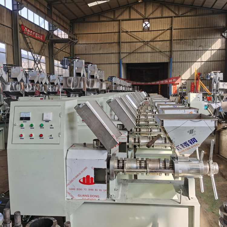 全自动小型茶籽榨油机 明茂核桃仁榨油机械设备 油质正宗蔷薇果压油机