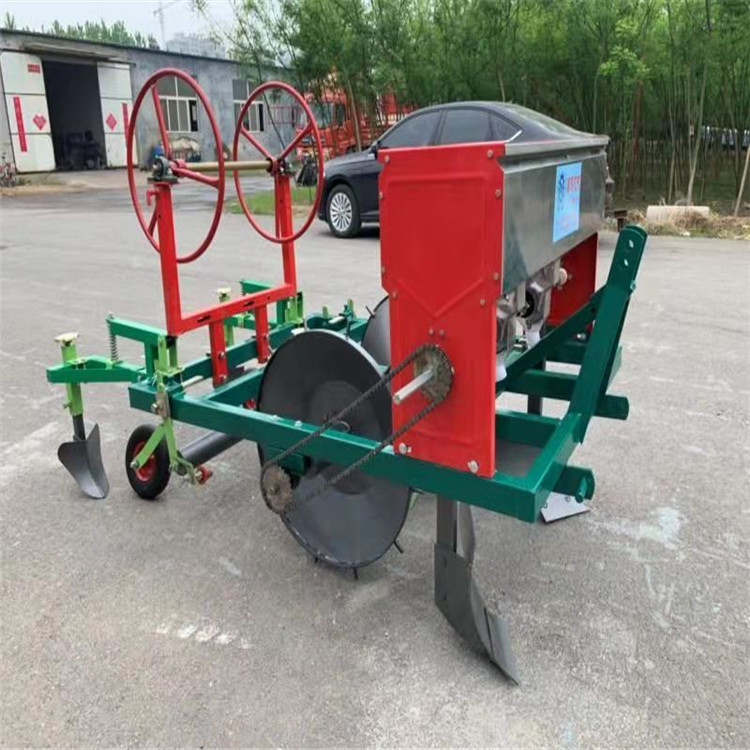 山东鲁富大葱开沟机四轮车悬挂式