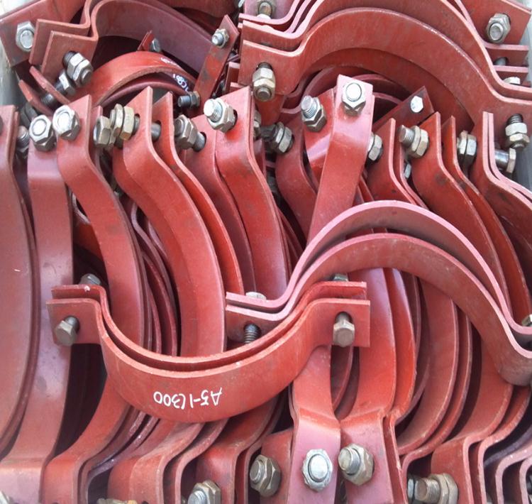 梓硕批发 u型铁卡 管卡 金属镀锌u型管卡 防腐防锈处理