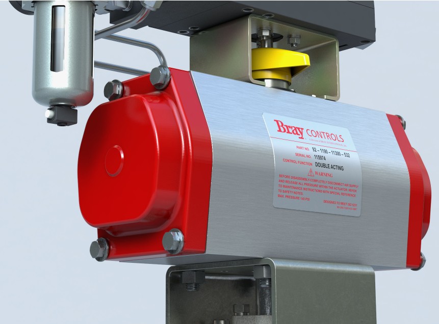 美国博雷s30电动对夹式蝶阀bray电动对夹式蝶阀