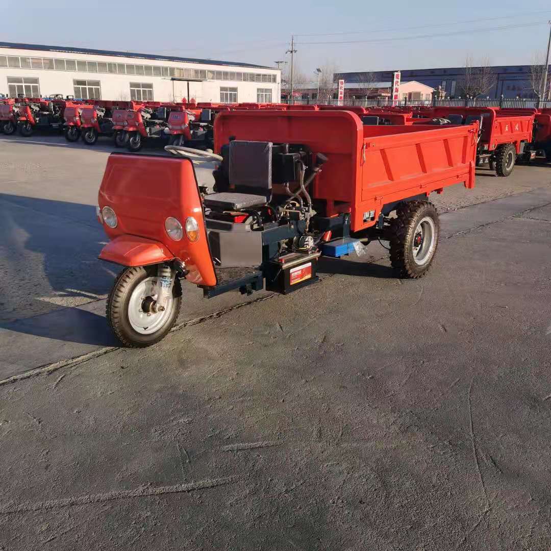 18马力柴油液压自卸农用翻斗车 拉混凝土砖沙石农用工程三轮 翻斗车