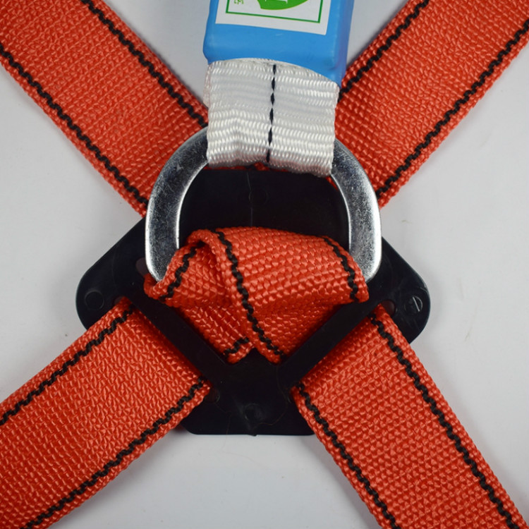 户外高空作业安全带 全身式悬挂绳 涤纶反光半身式防护带 -搜采通