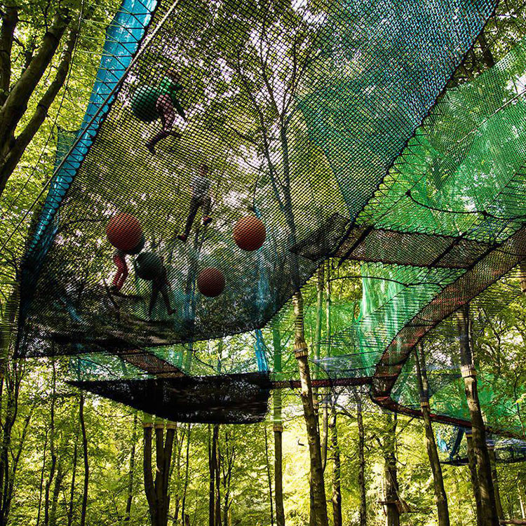 树上蹦床户外丛林魔网亲子蹦床户外绳网蹦床