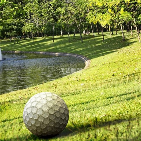 大理石高尔夫球雕塑