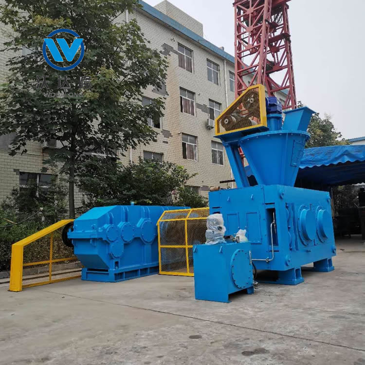 对辊干法造粒机设备 沃达隆污泥对辊造粒机 小型干粉造粒机